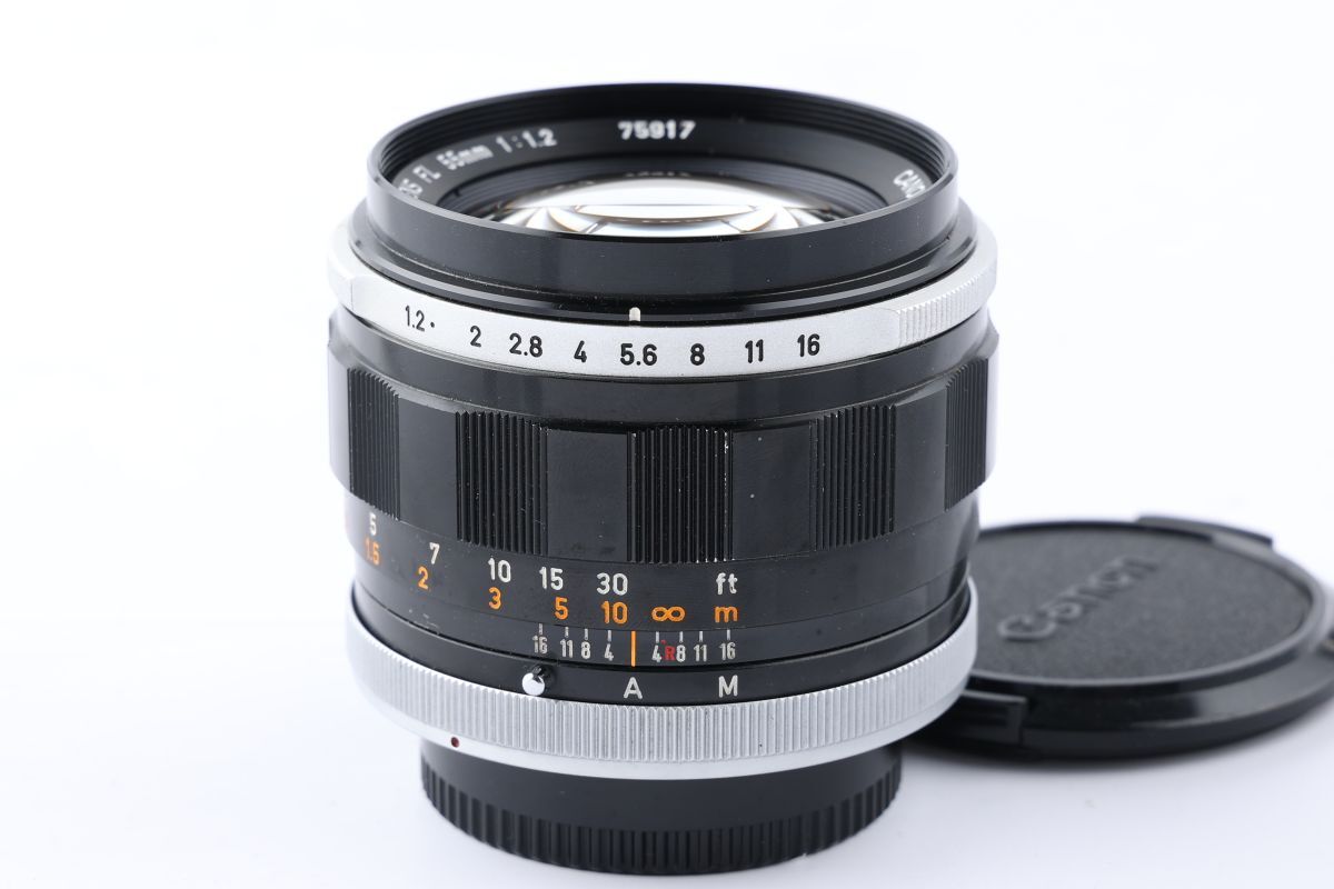 【かめらや】00084 Canon FL 58mm F1.2 単焦点 大口径レンズ
