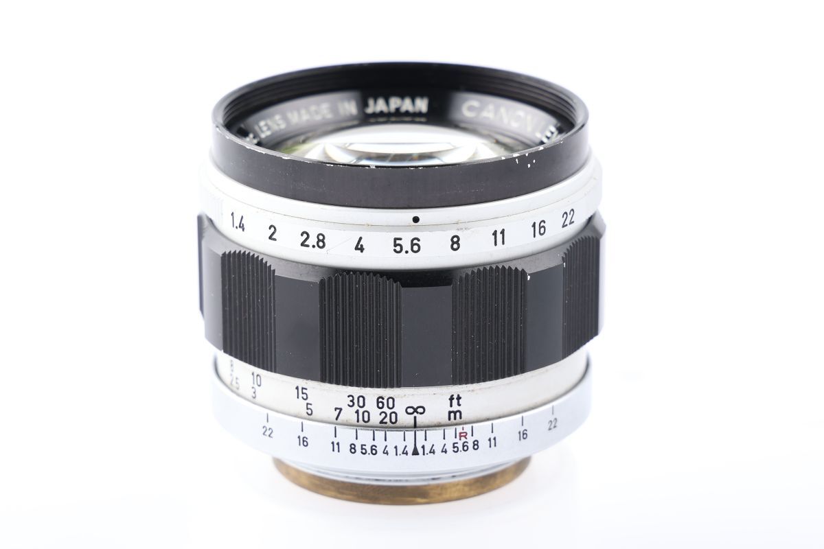 【かめらや】00078 Canon CANON LENS 50mm F1.4 単焦点 標準レンズ L39 Lマウント