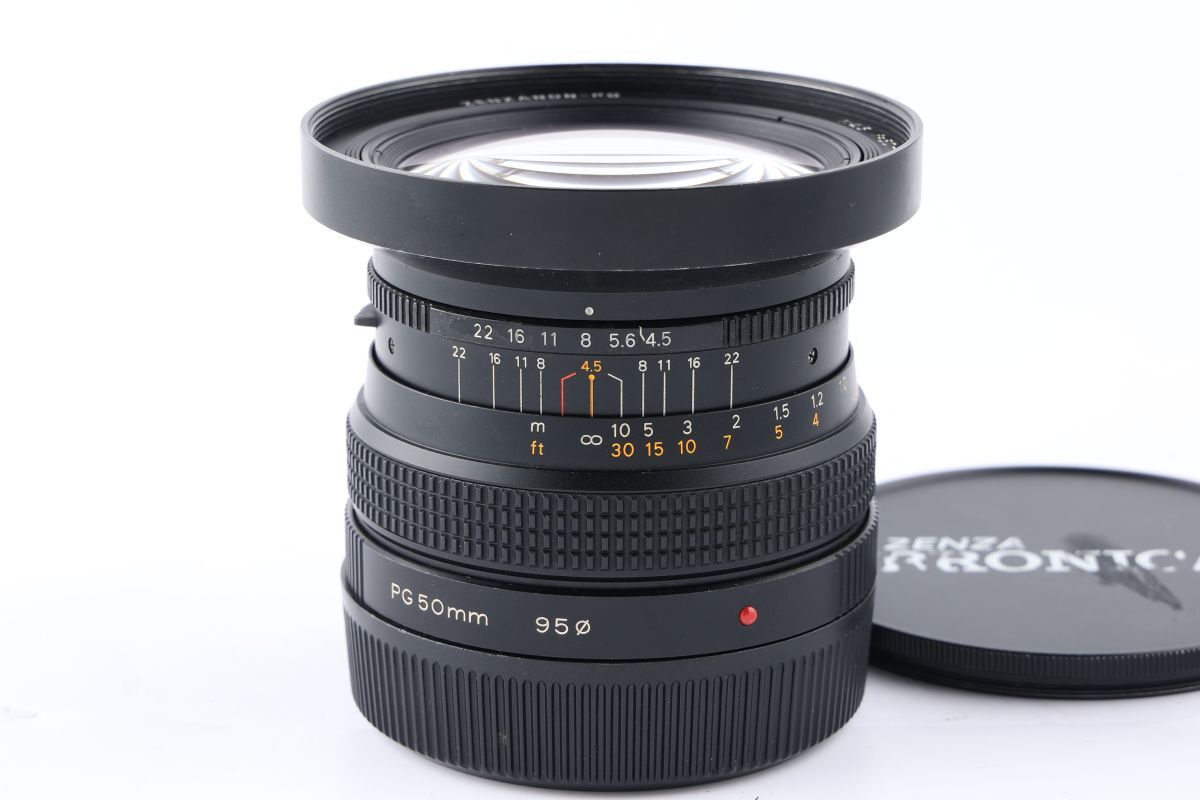 【かめらや】00060 ZENZA BRONICA ZENZANON-PG 50mm F4.5 単焦点 中判レンズ