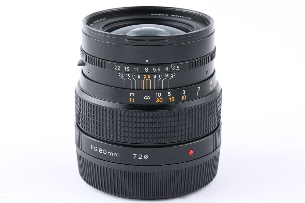 【かめらや】00057 ZENZA BRONICA ZENZANON-PG 80mm F3.5 単焦点 中判レンズ