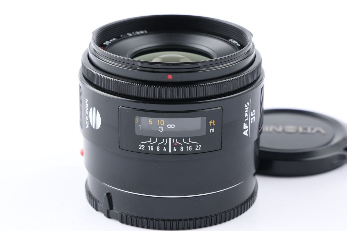 【かめらや】00053 MINOLTA AF 35mm F2 単焦点 広角レンズ Aマウント