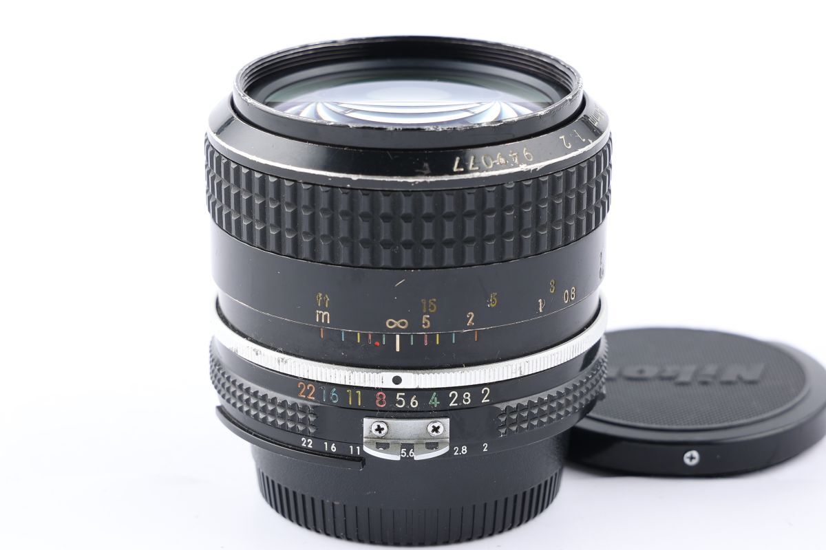 【かめらや】00052 Nikon Ai NIKKOR 35mm F2 単焦点 広角レンズ Fマウント