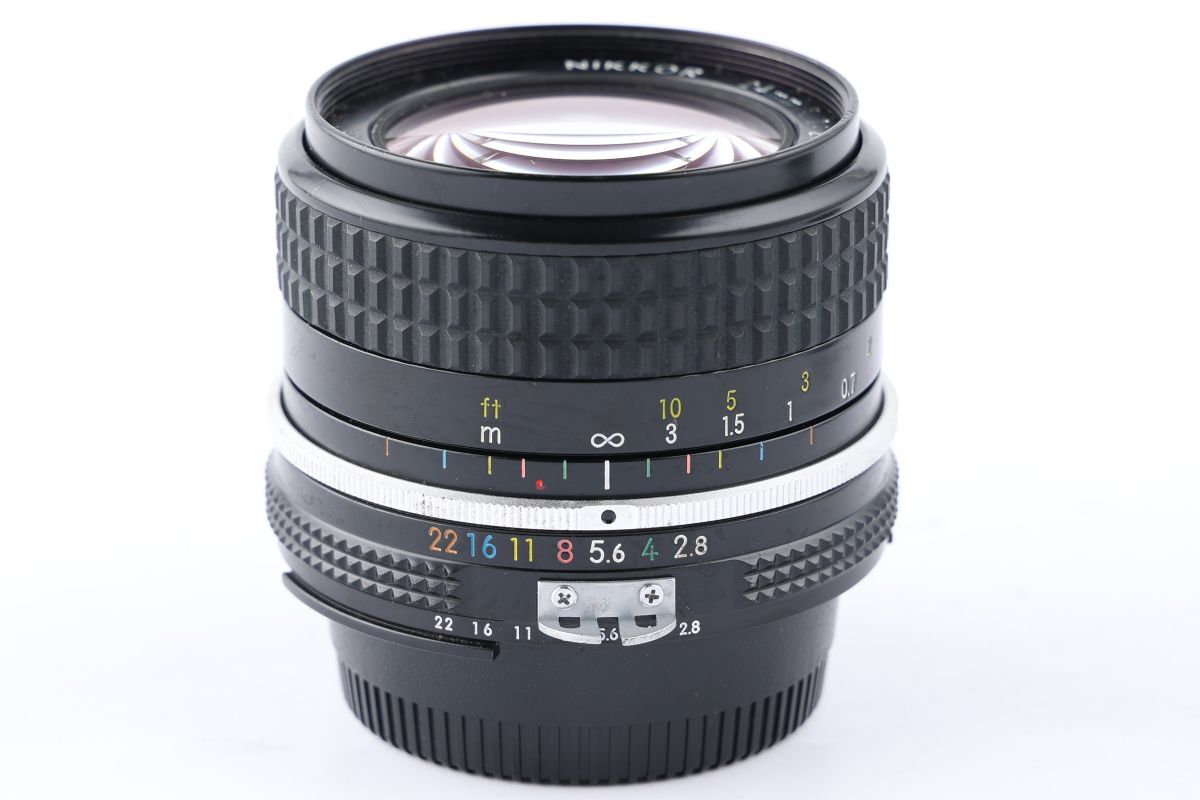 【かめらや】00051 Nikon Ai NIKKOR 24mm F2.8 単焦点 広角レンズ Fマウント