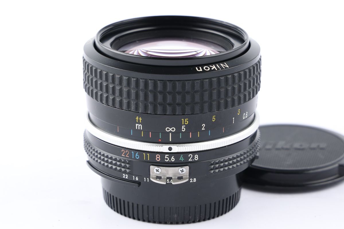 【かめらや】00041 Nikon Ai NIKKOR 28mm F2.8 単焦点 広角レンズ Fマウント