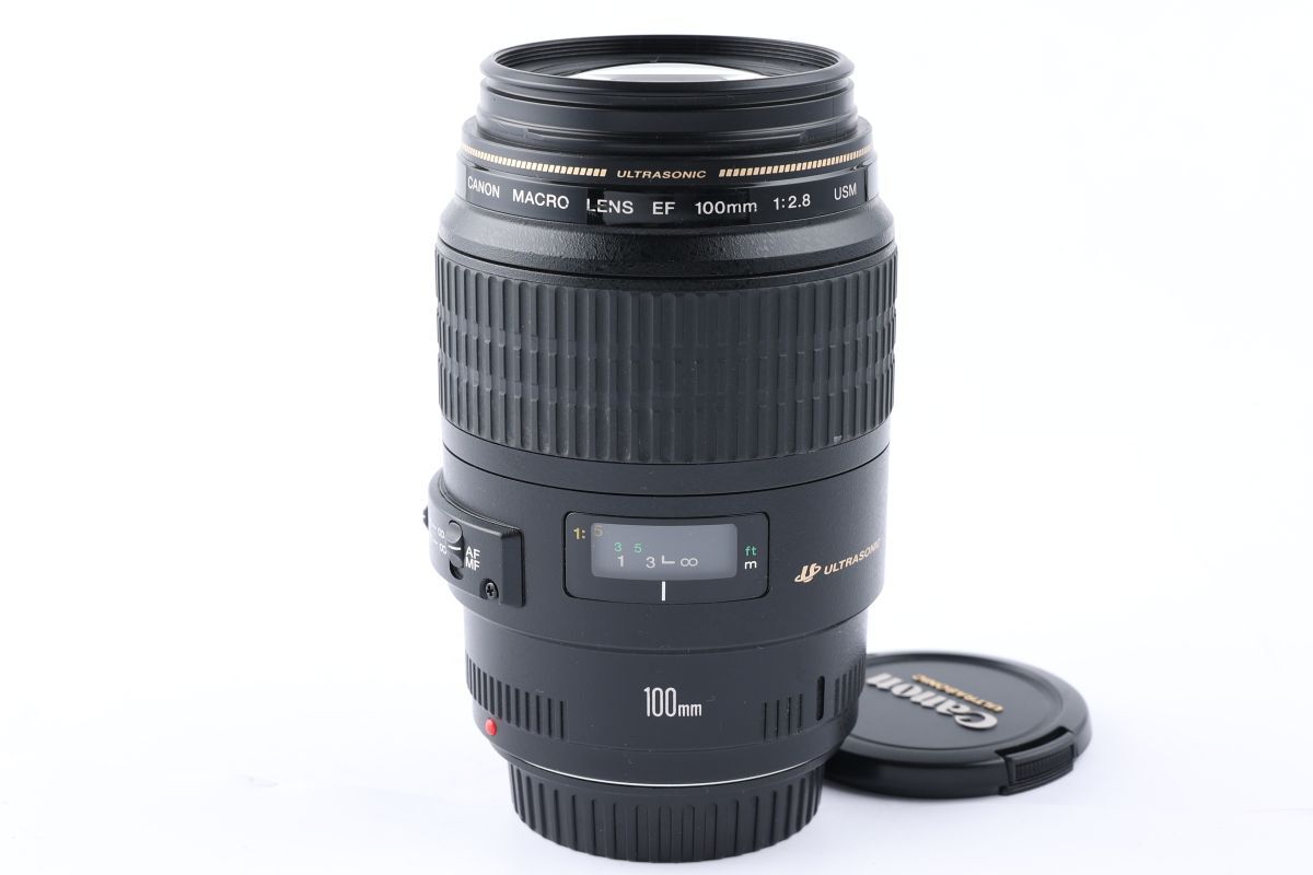【かめらや】00027 Canon MACRO LENS EF 100ｍｍ F2.8 USM 単焦点 マクロレンズ EFマウント