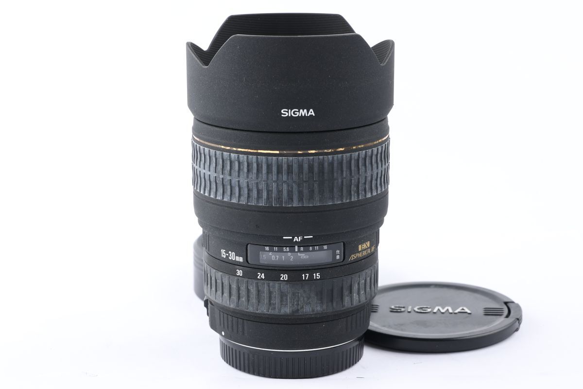 【かめらや】00010 SIGMA ZOOM 15-30mm F3.5-4.5 DG EX ASPHERICAL IF 広角ズームレンズ