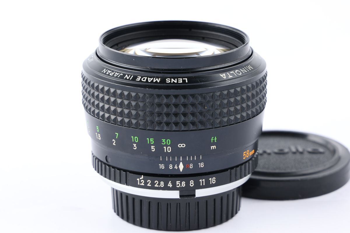 【かめらや】00005 MINOLTA MC ROKKOR-PG 58mm F1.2 単焦点 大口径レンズ SRマウント