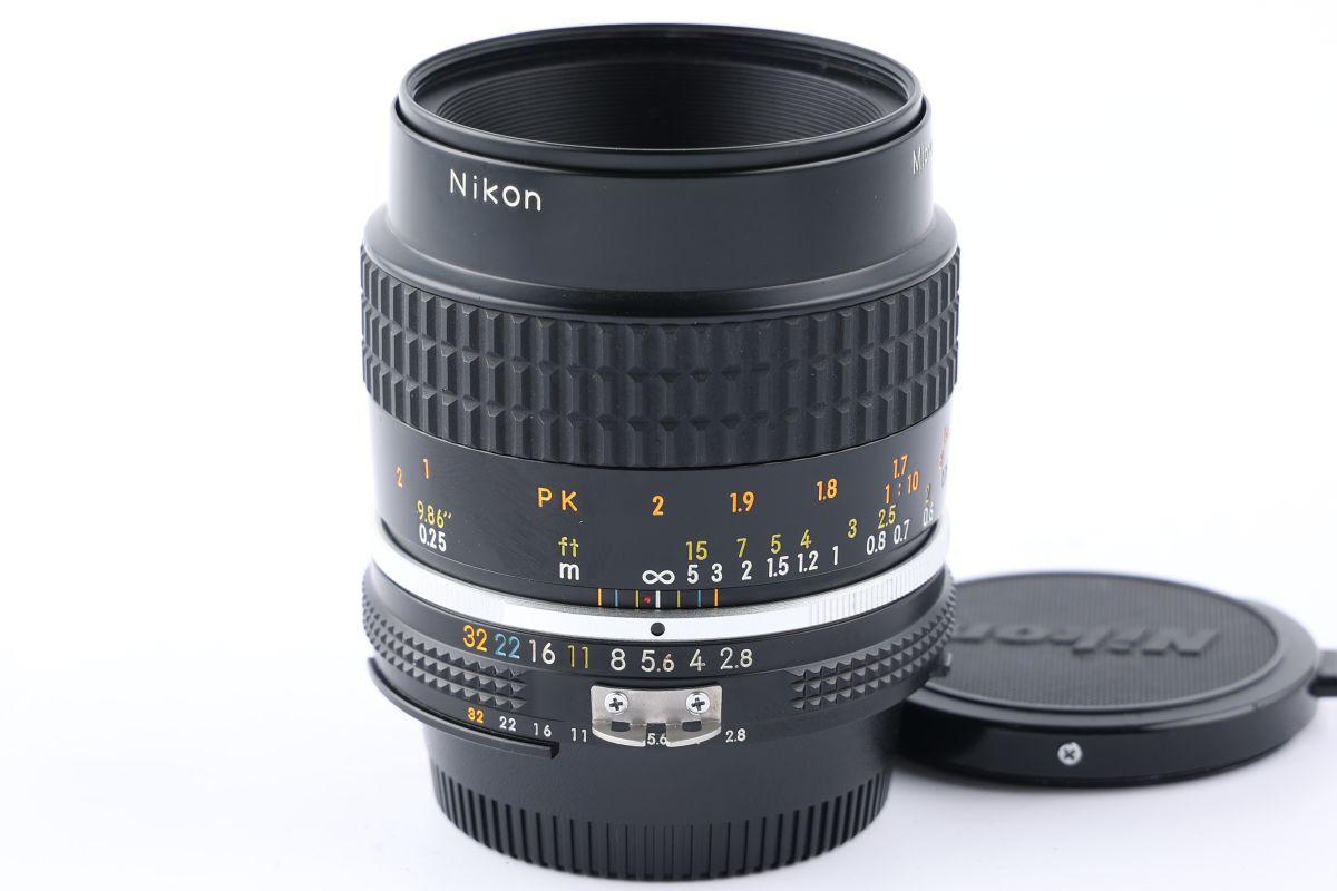 【かめらや】00004 Nikon Ai Micro-NIKKOR 55mm F2.8S Ai-S 単焦点 マクロレンズ Fマウント