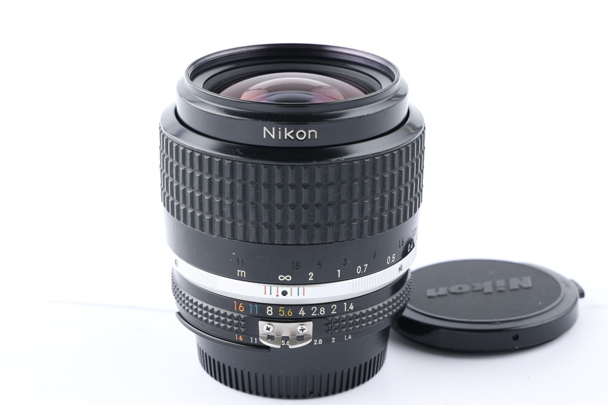 【かめらや】00020 Nikon Ai NIKKOR 35mm F1.4S Ai-S 単焦点 広角レンズ Fマウント