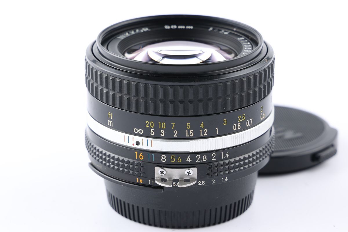 【かめらや】00096 Nikon Ai NIKKOR 50mm F1.4S Ai-S 単焦点 標準レンズ Fマウント