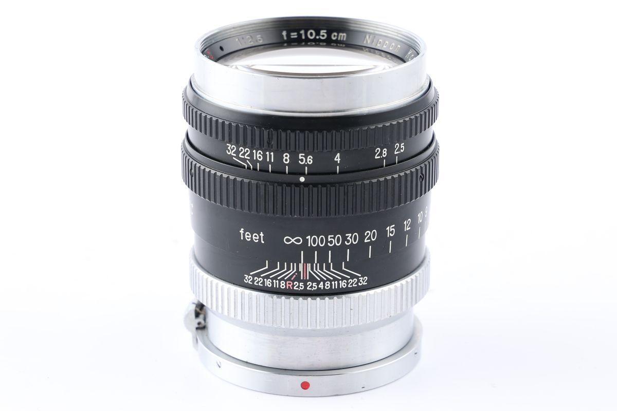 【かめらや】00095 Nikon NIKKOR-P・C 10.5cm F2.5 中望遠 単焦点レンズ ニコン Sマウント