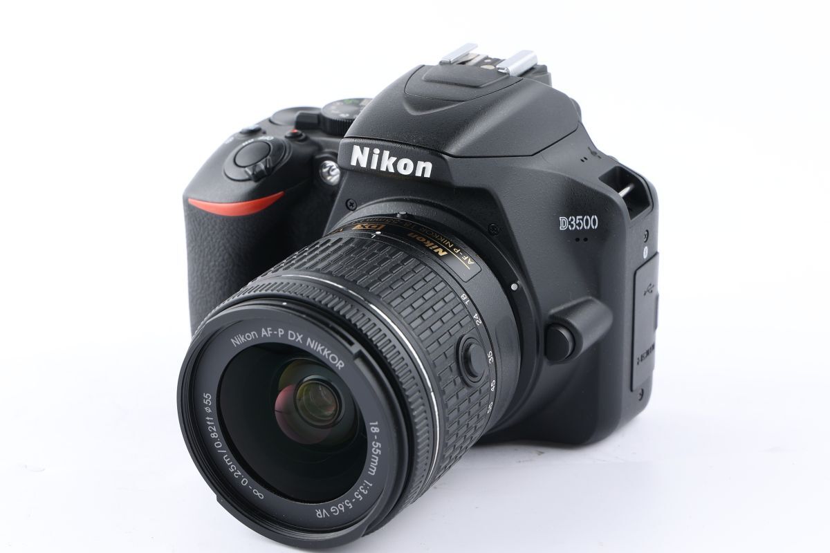 【かめらや】00094 美品 Nikon D3500 + AF-P DX NIKKOR 18-55mm F3.5-5.6G VR 標準ズームレンズ デジタル一眼レフカメラ