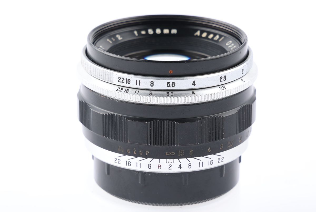 【かめらや】00025 PENTAX Takumar 58mm F2 プリセット絞り 単焦点 標準レンズ M42マウント