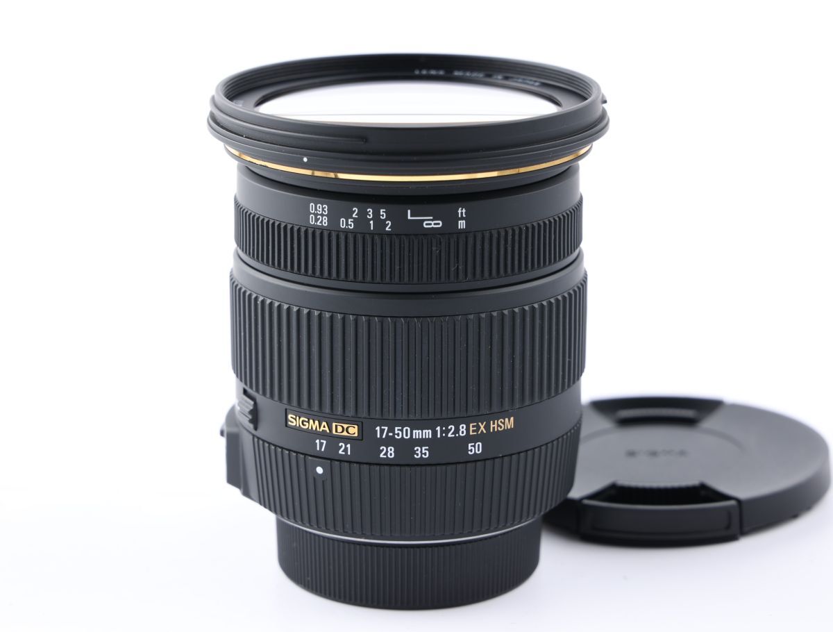 【かめらや】00090 美品 SIGMA ZOOM 17-50mm F2.8 EX DC OS HSM AF 標準ズームレンズ EFマウント