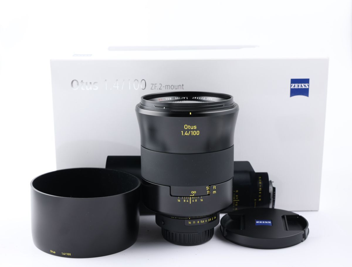 【かめらや】00063 美品 COSINA Zeiss Otus 100mm F1.4 ZF.2 単焦点 中望遠 大口径レンズニコン Fマウント