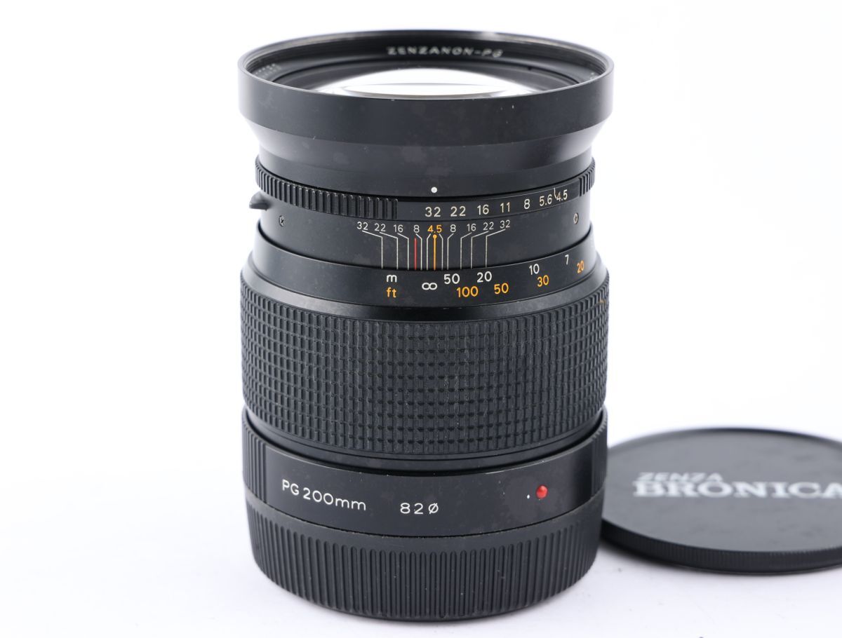 【かめらや】00056 ZENZA BRONICA ZENZANON-PG 200mm F4.5 単焦点 中判レンズ