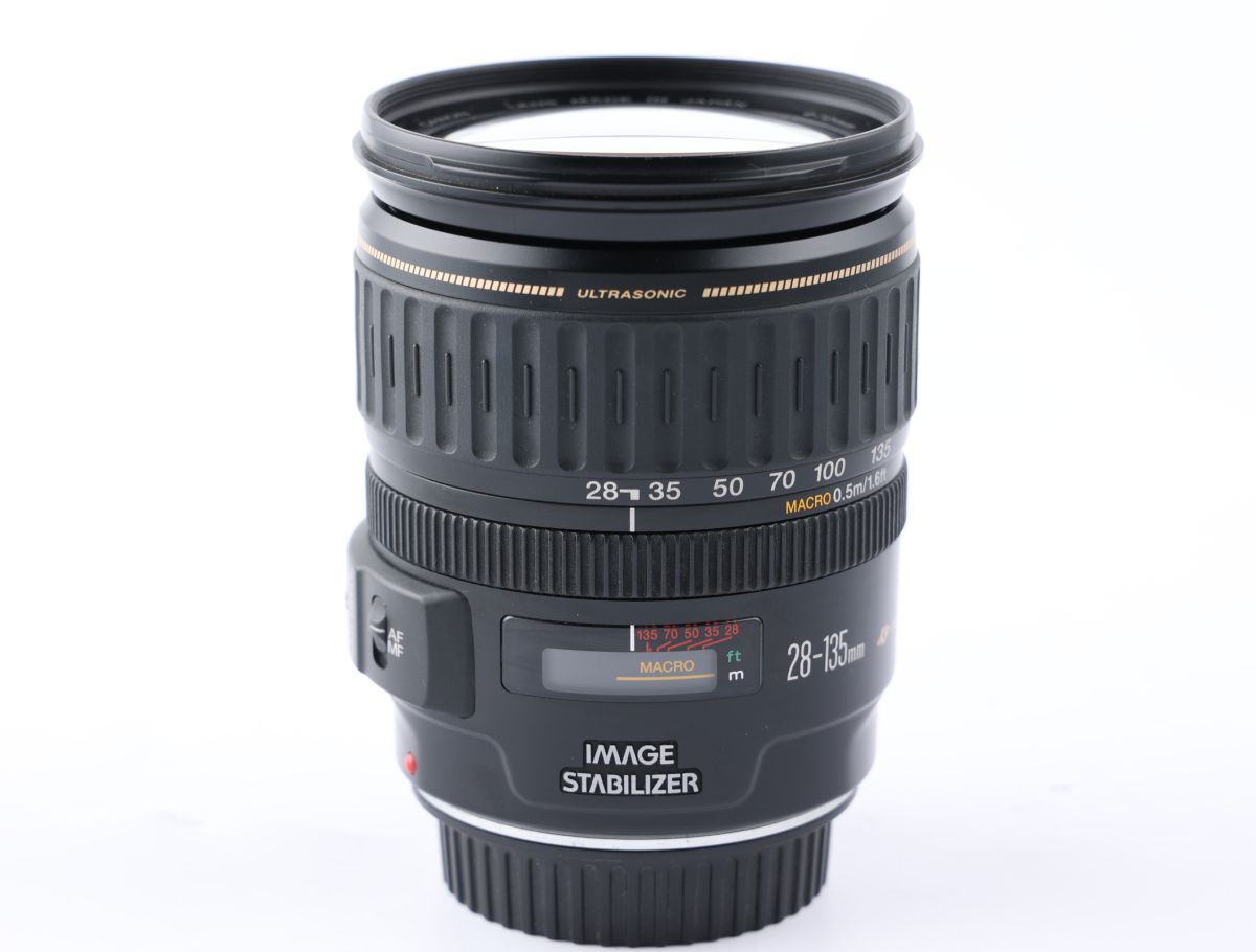 【かめらや】00018 Canon EF28-135mm F3.5-5.6 IS USM AF 望遠ズームレンズ EFマウント