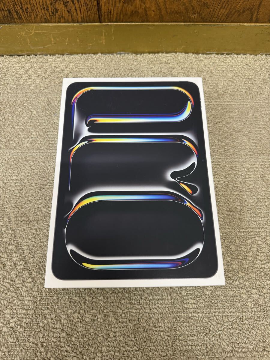【11318.0622Y】★　Apple　★　未開封！　アップル　iPad　Pro　M4　11インチ　256GB　Wi-Fi　A2836　スペースブラック　標準ガラス　
