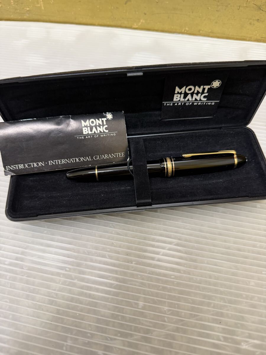 【11484.0625Y】★　MONTBLANC　★　筆記未確認！　モンブラン　万年筆　4810　ペン先14K　585　箱アリ　中古　現状品