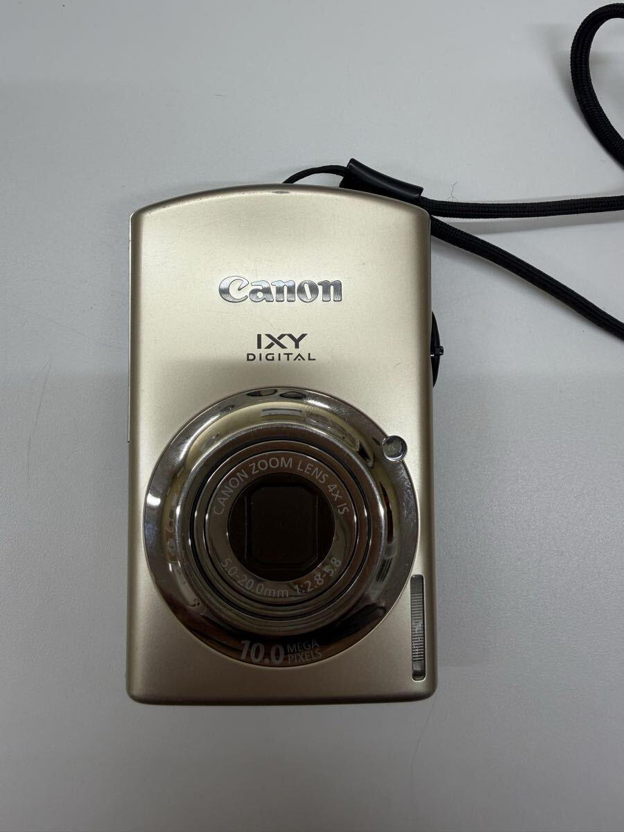 【11485.0625Y】★　Canon　★　通電のみ確認済み！　キャノン　IXY　イクシー　PC1038　ゴールド　デジタルカメラ　中古　現状品