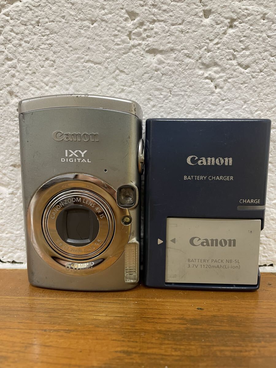 【11287.0625A】☆中古保管品☆Canon キャノン IXY DIGITAL 800 IS PC1176 コンパクトデジタルカメラ 通電OK/動作未確認 キヤノン デジカメ
