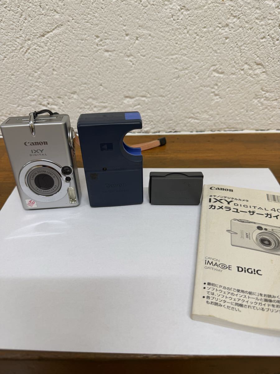 【11478.0625Y】★　Canon　★　通電のみ確認済み　キャノン　IXY　イクシー　PC1038　DIGITAL400　カメラ　デジカメ　中古　現状品
