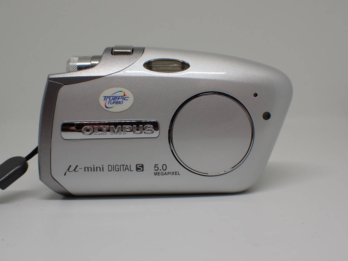 動作確認済み　OLYMPUS　μ-mini DIGITAL オリンパス　ミューミニ　デジタル　ジュエリーシルバー　400万画素　CCDカメラ
