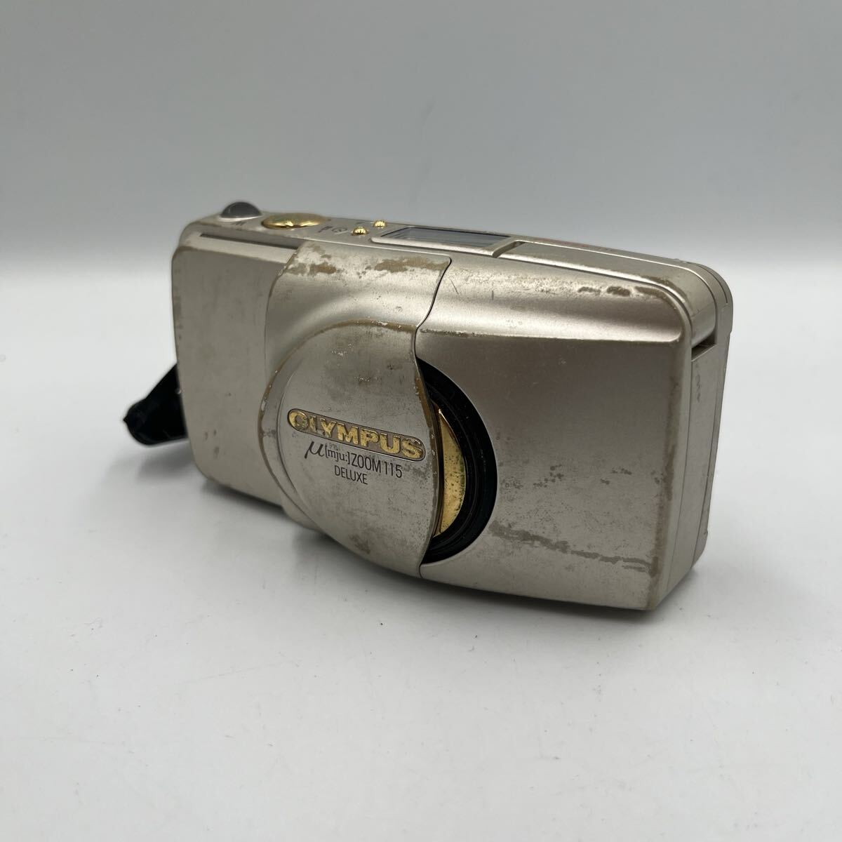 ■【売り切り】 OLYMPUS オリンパス μ mju ZOOM 115 DELUXE 35mmコンパクトフィルムカメラ OLYMPUS LENS ZOOM 38-115mm
