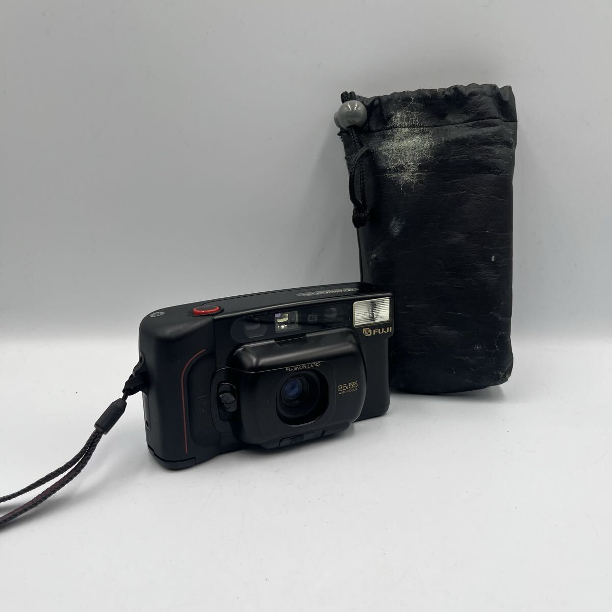 ★【売り切り】FUJIFILM(富士フイルム) TELE CARDIA 160 DATE コンパクトフィルムカメラ ケース付 ※ジャンク品