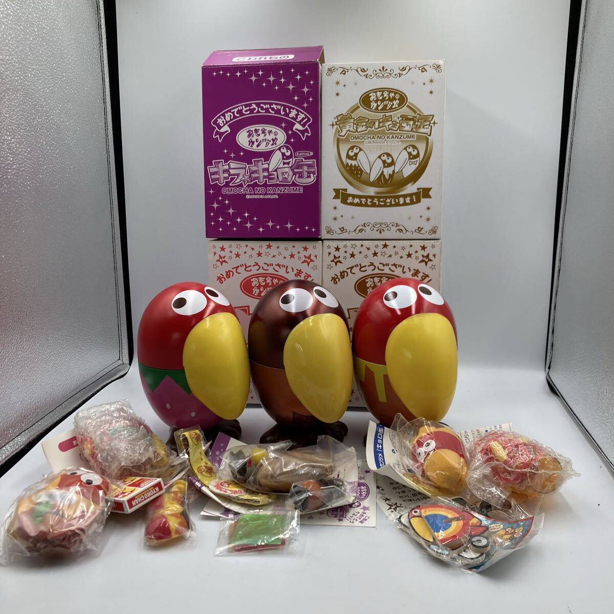 ★【売り切り】おもちゃのカンヅメ まとめ 4箱 キョロちゃんシリーズ 非売品 金のエンゼル 銀のエンゼル