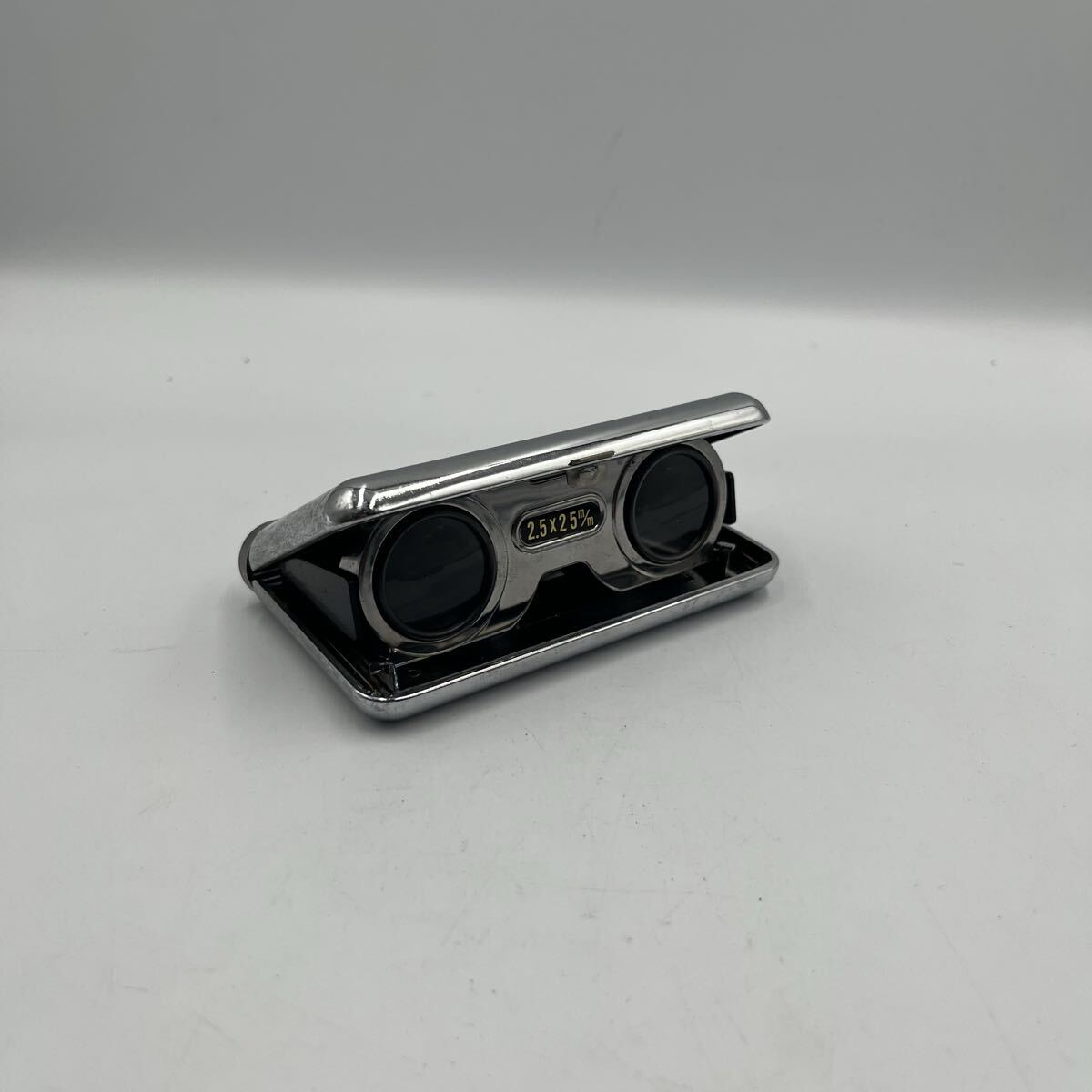 ■【売り切り】Crystar(クリスター) 折りたたみ式オペラグラス 2.5×25mm アンティーク
