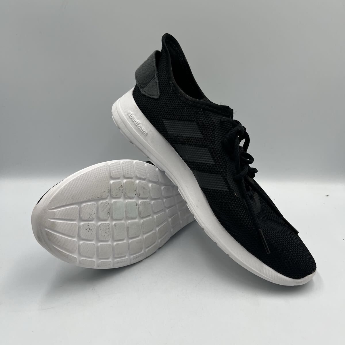 ■【売り切り】adidas(アディダス) YATRA F36517 ランニングシューズ ブラック 24cm