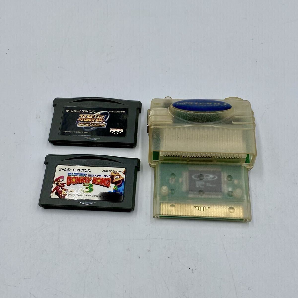 ※【売り切り】 ゲームボーイアドバンス用 ソフト 2点 プロアクションリプレイ スーパードンキーコング3 スーパーロボット大戦