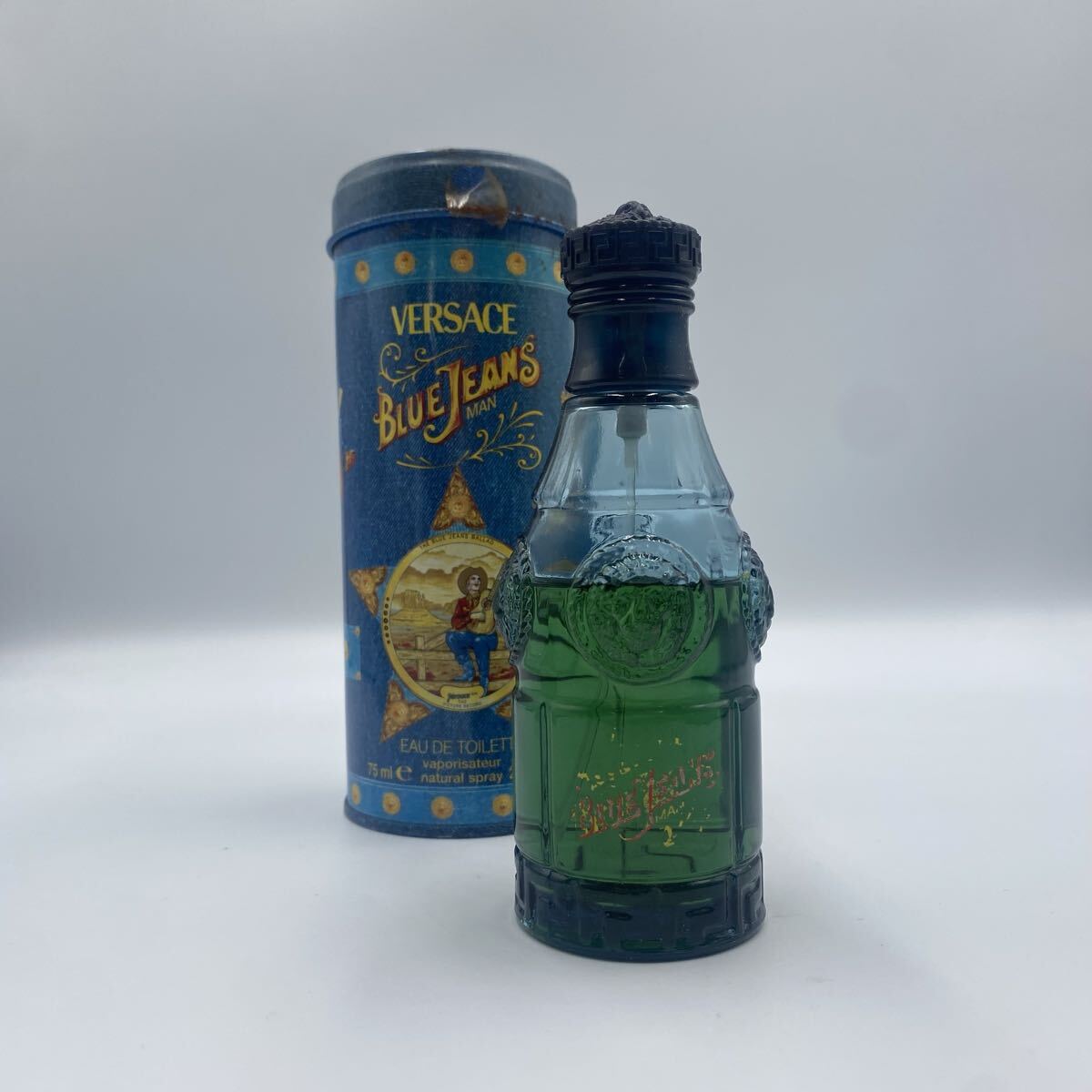 ※【売り切り】VERSACE(ヴェルサーチェ / ヴェルサーチ) ブルージーンズ オードトワレ(BLUE JEANS Eau De Toilette) 75ml 香水