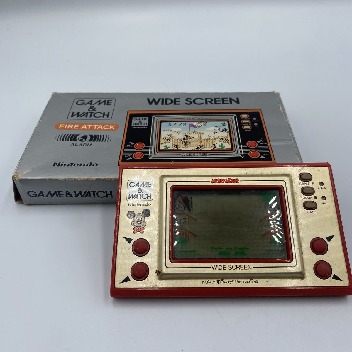 ▲【売り切り】Nintendo(任天堂) ゲーム＆ウオッチ ワイドスクリーン ミッキーマウス MC-25