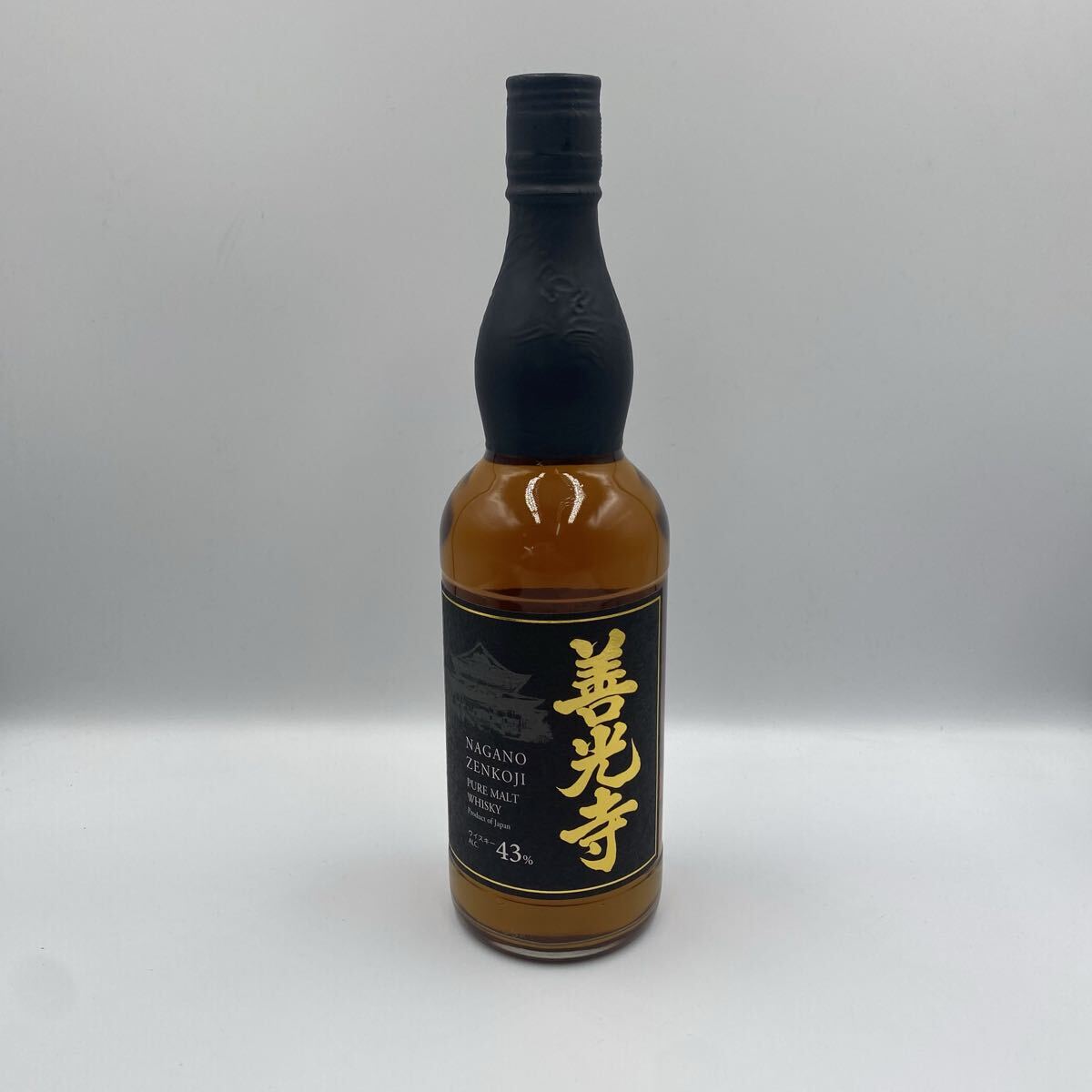 ＄【売り切り】サンフーズ NAGANO ZENKOJI PURE MALT WHISKY 善光寺 ピュアモルトウイスキー 700ml 43% ※未開栓