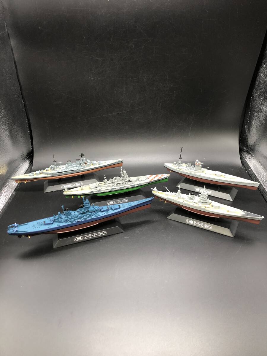 戦艦　5個セット　ニュージャージー　ダンケルク　リットリオ　フッド　ネルソン