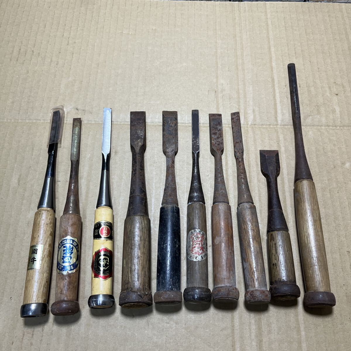 大工道具 鑿 のみ ノミ 古道具 工具 叩き鑿 職人 ハンドツール 現状品