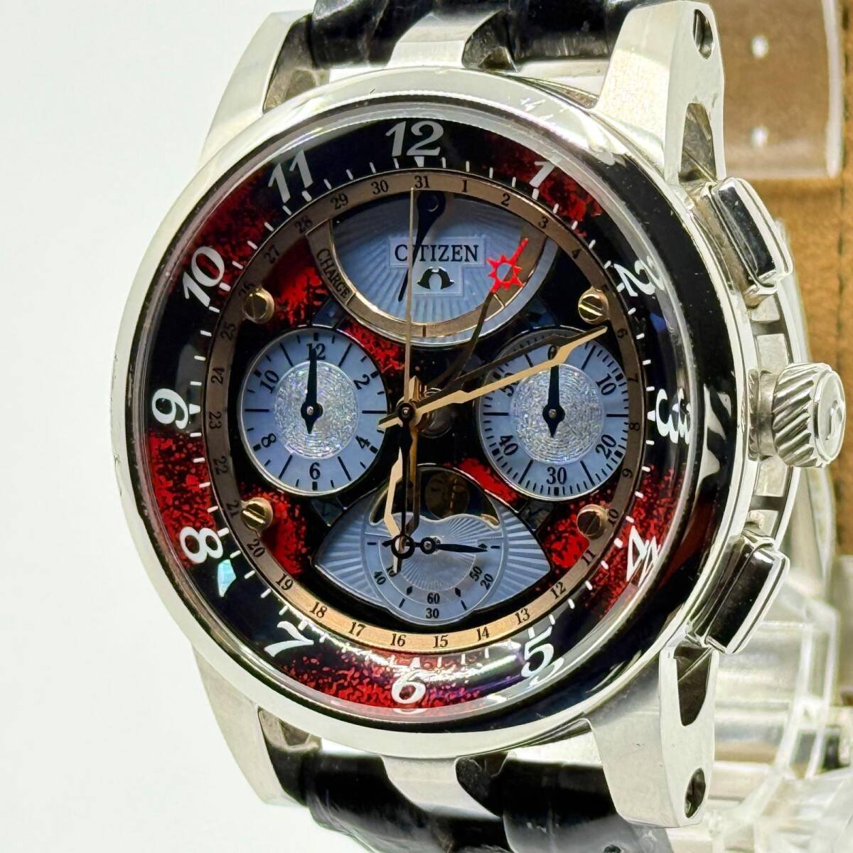 CITIZEN シチズン CAMPANOLA カンパノラ 9800-T011748 マルチカラー エコドライブ メンズ CTY57-1161 茜空 あかねぞら 世界300本限定 稼働