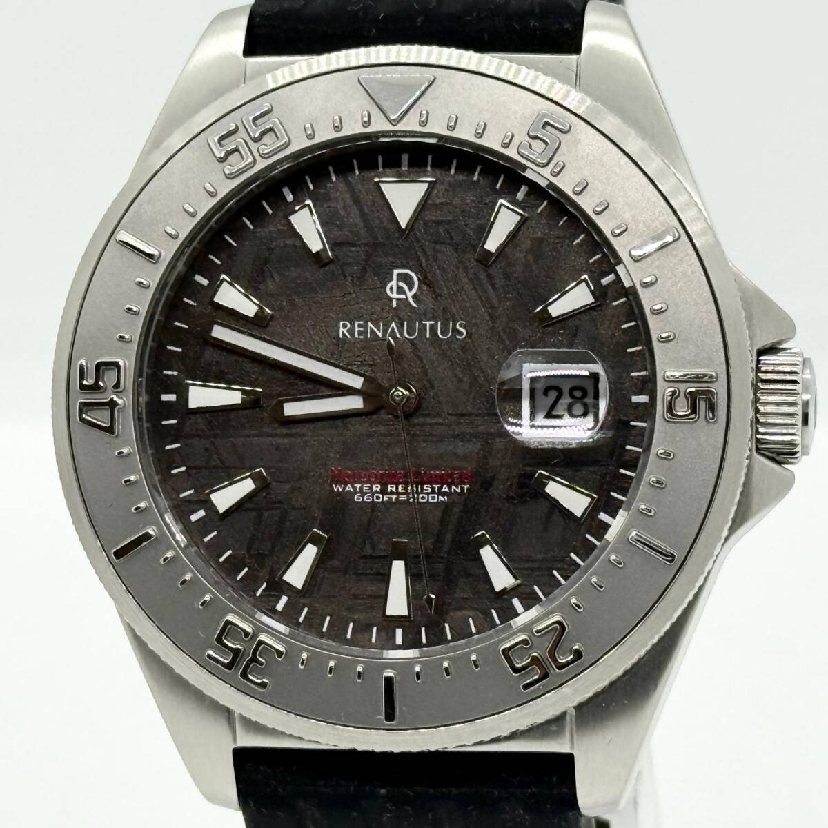 RENAUTUS ルノータス METEORITE メテオライト A451U113F-A71-P5151-22R01 グレー AT メンズ 腕時計 稼働品