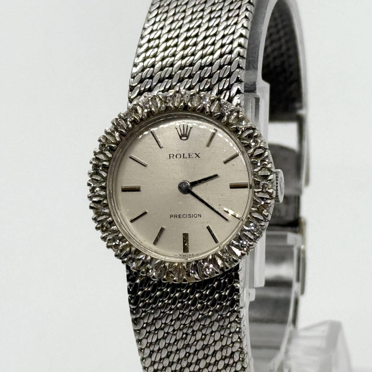 ROLEX ロレックス Dベゼル プレシジョン 2649 シルバー 手巻き