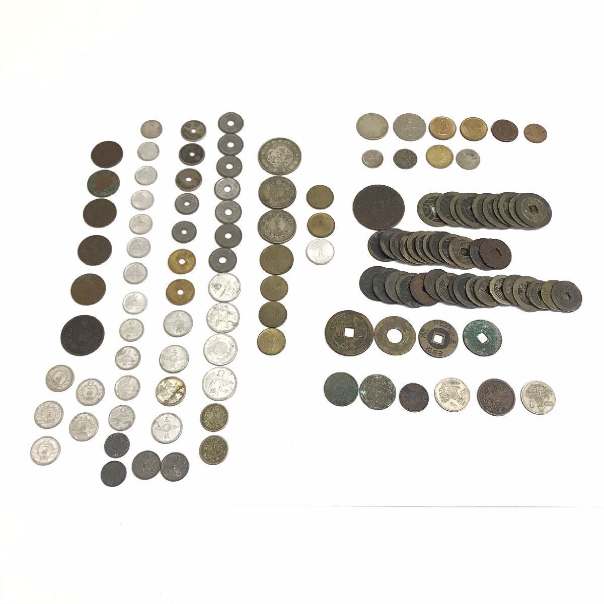硬貨 日本硬貨 旧硬貨 1銭 5銭 10銭 50銭 1円 寛永通宝 絵銭 風花雪月 他 質屋出品