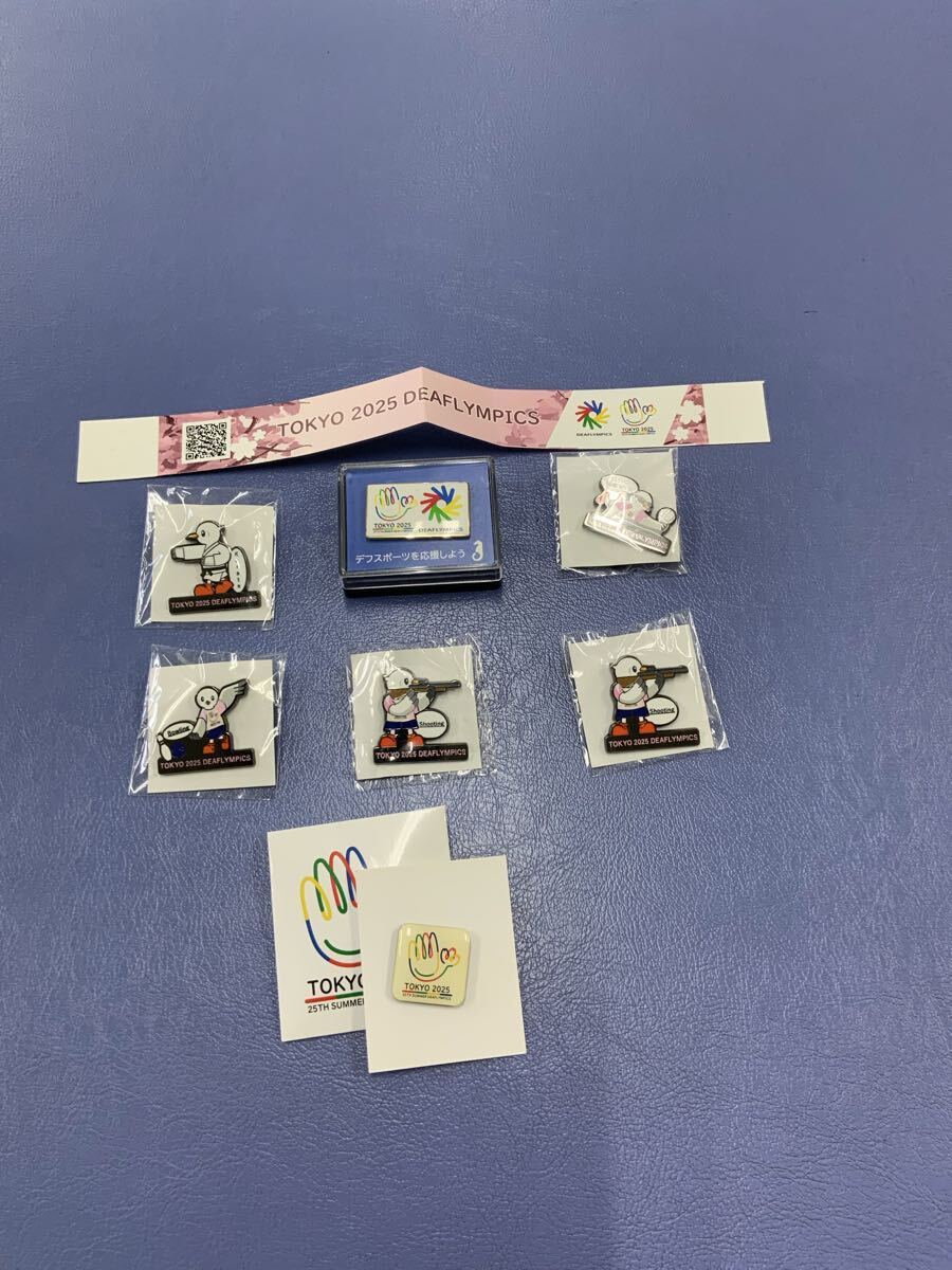 ★デフリンピック東京2025★　レア　ピンズ　非売品　♪送料込み♪
