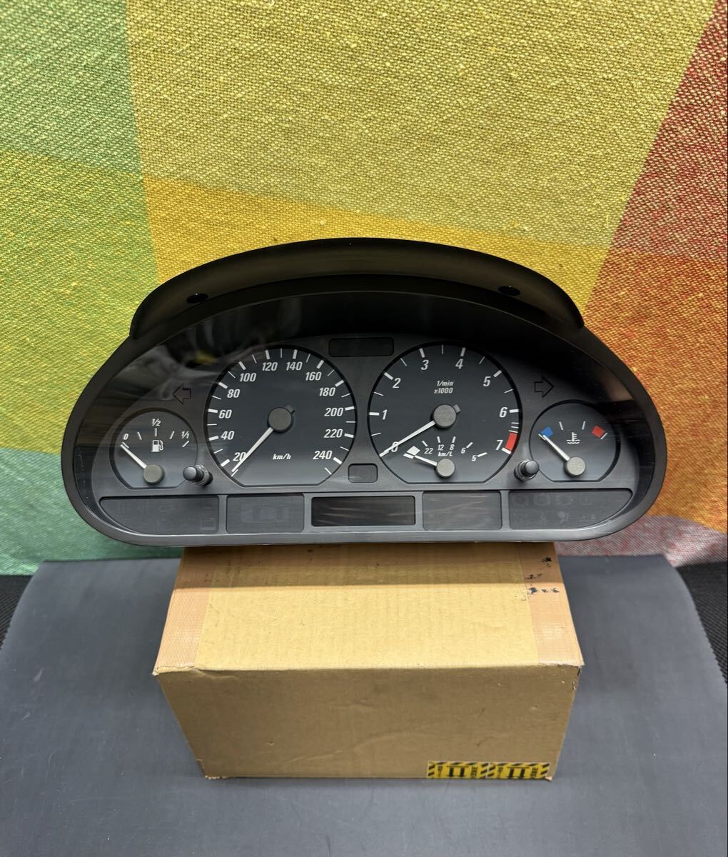 美品 BMW E46 M3 3シリーズ 2ドア クーペ Mスポーツ BL32 AY20 純正 スピードメーター マイルメーター BOSCH 0 263 639 330