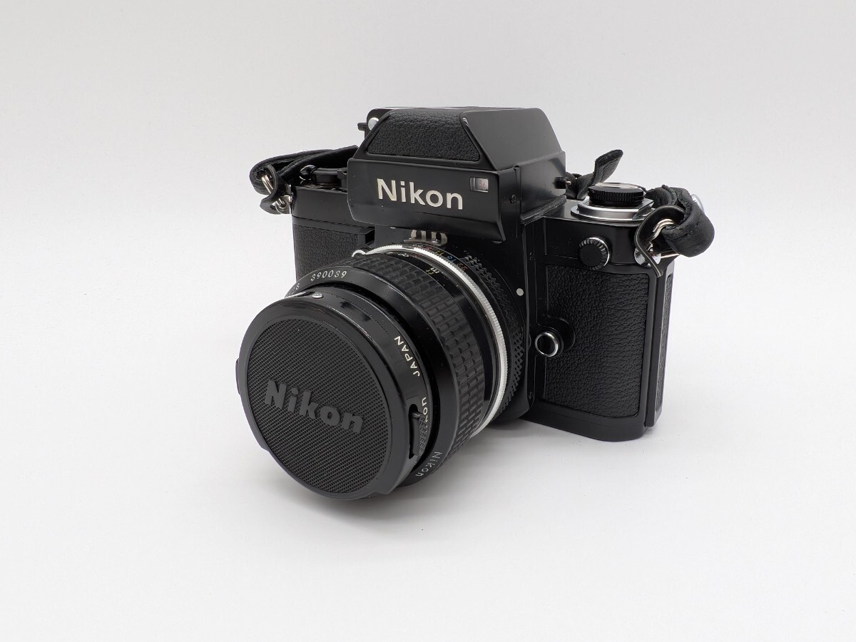 【1円スタート】 Nikon F2 フォトミック レンズ NIKKOR 28mm 1:2.8 ブラックボディ 一眼レフ ★060501★ ※ 動作未確認