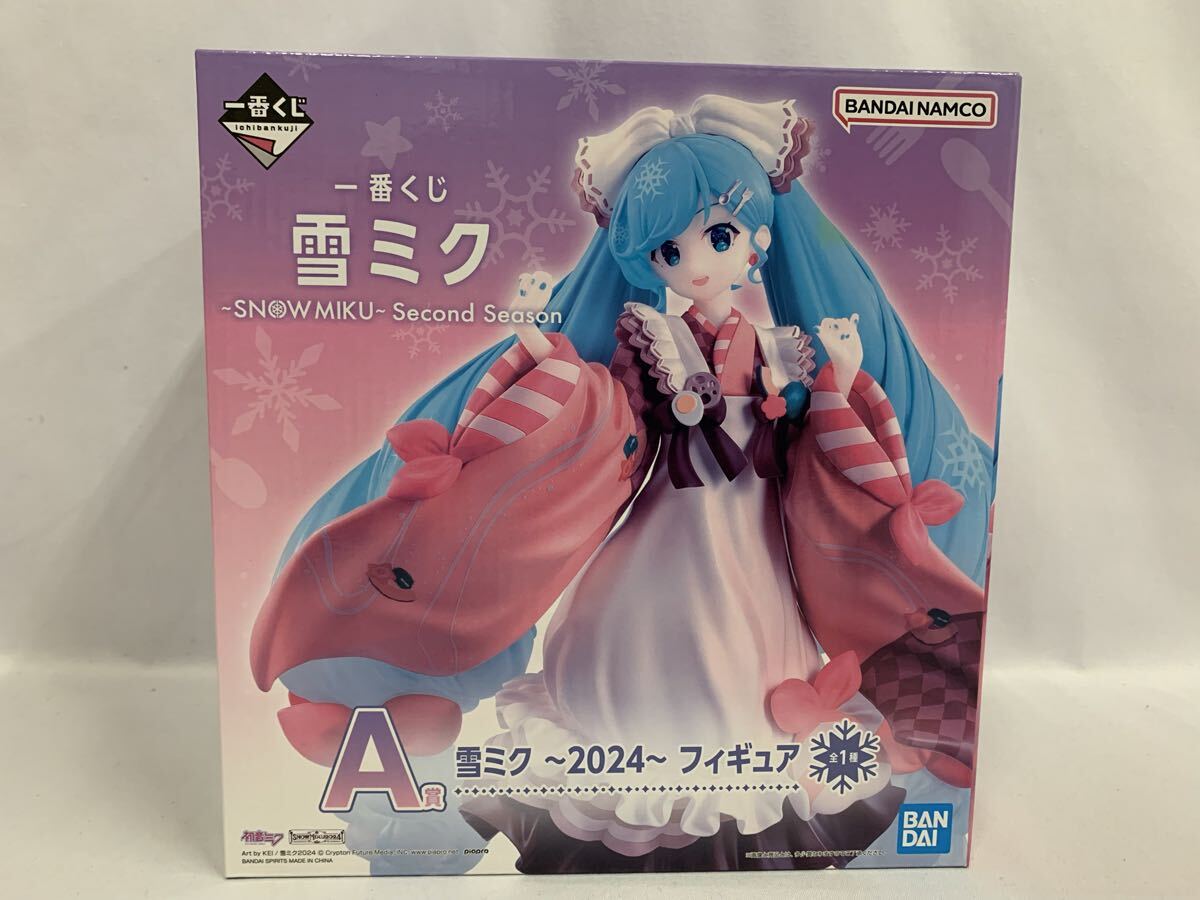 一番くじ 雪ミク Second Season A賞 雪ミク 2024 フィギュア 未開封品 [130] 054/648F