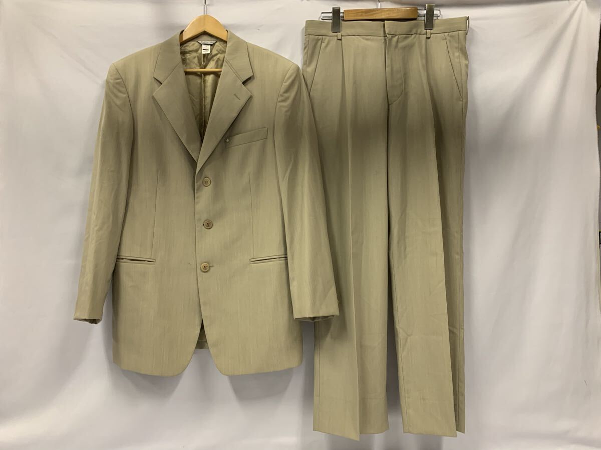 GIANNI VERSACE ジャンニヴェルサーチ イタリア製 ウール セットアップ ジャケット スラックス サイズ48 [036] 130/683F