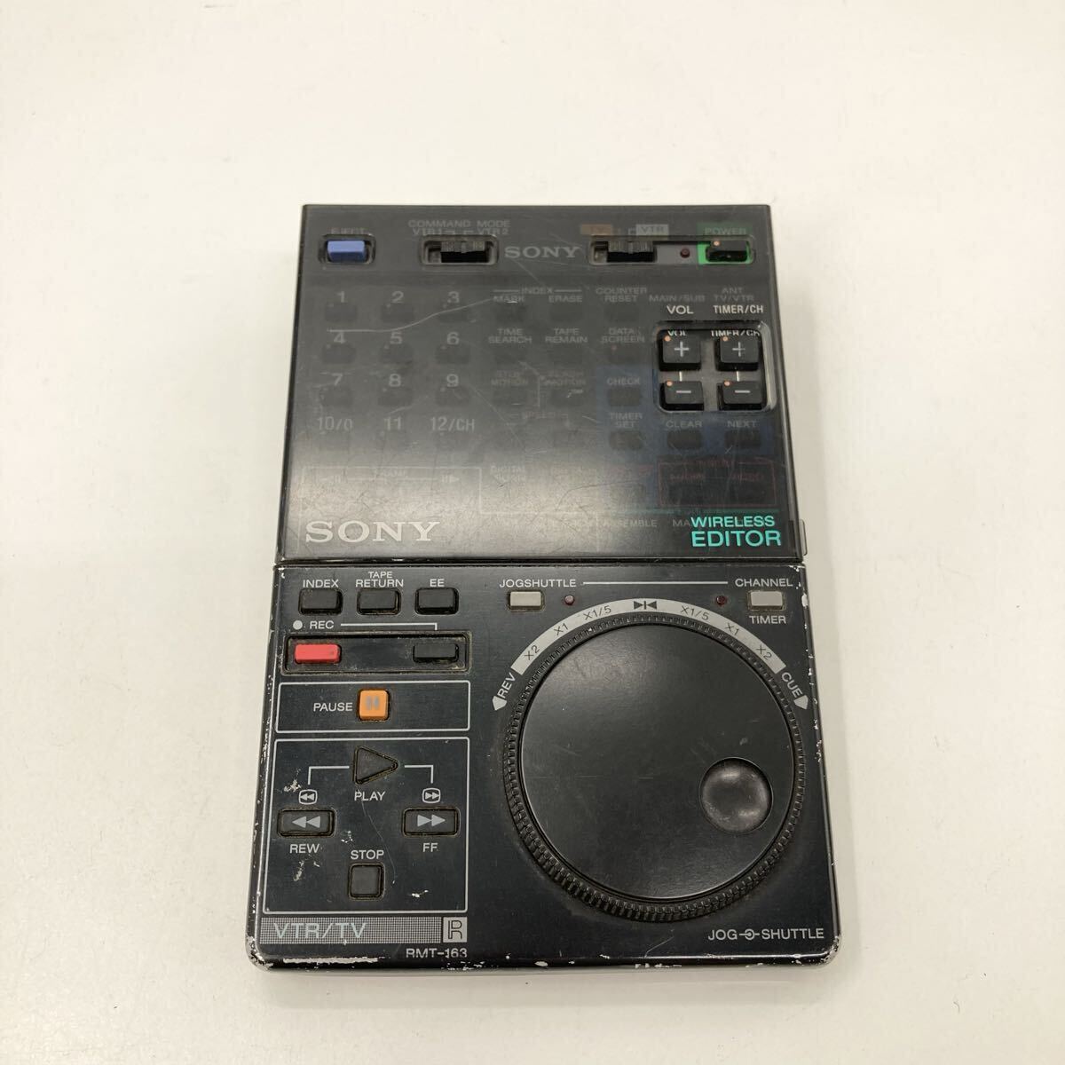 SONY RMT-163 ジョグシャトル VTR/TVリモコン 現状品