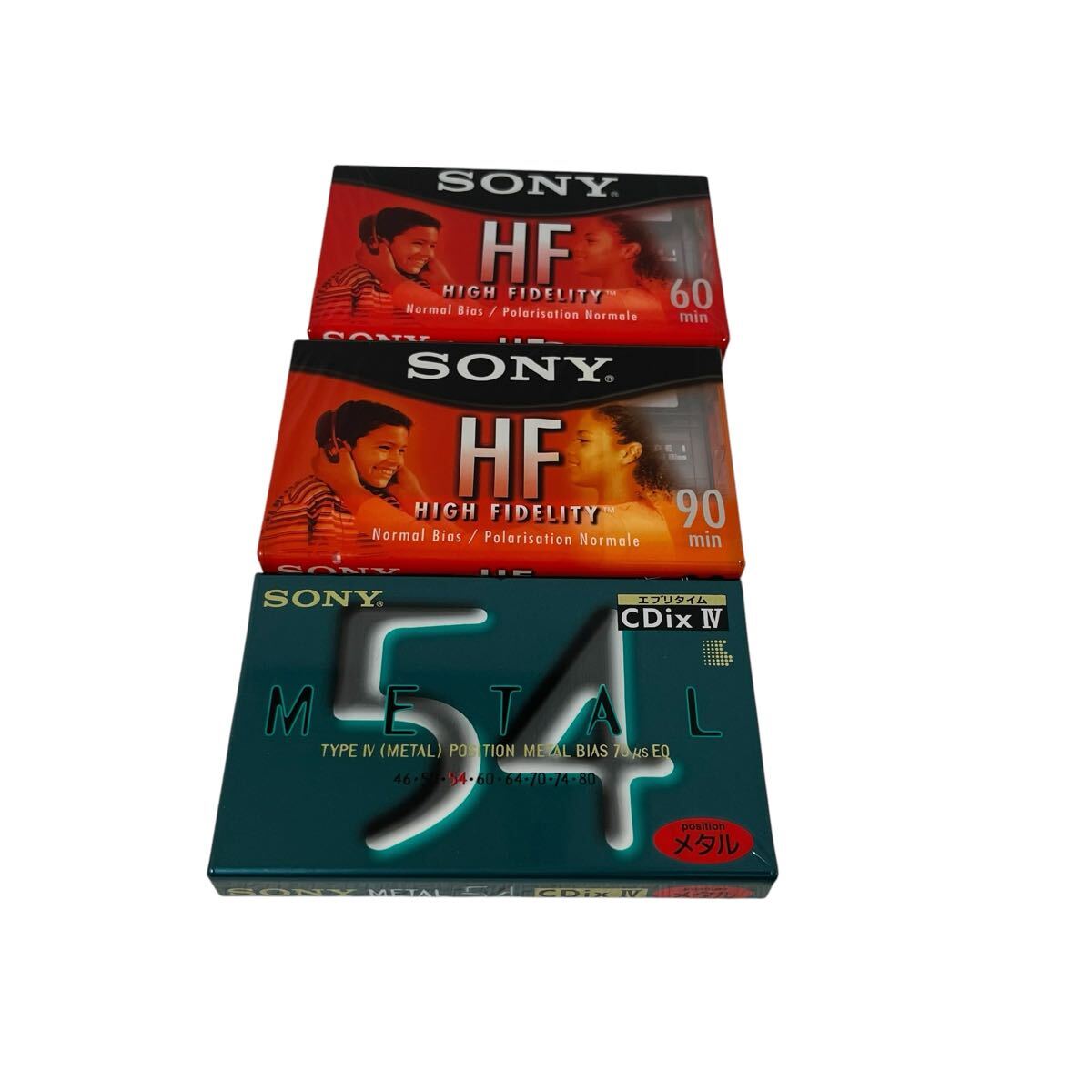 SONY HF 60分 90分 METAL54 カセットテープ 3本セット 未開封 ソニー 新品