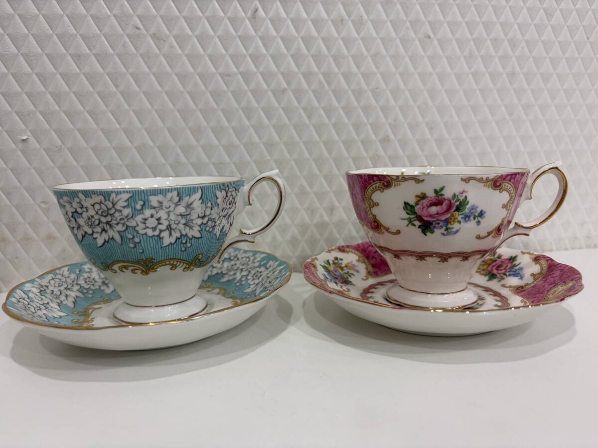 G「36633」ロイヤルアルバート ROYAL ALBERT カップ＆ソーサー 2客セット エンチャントメント 